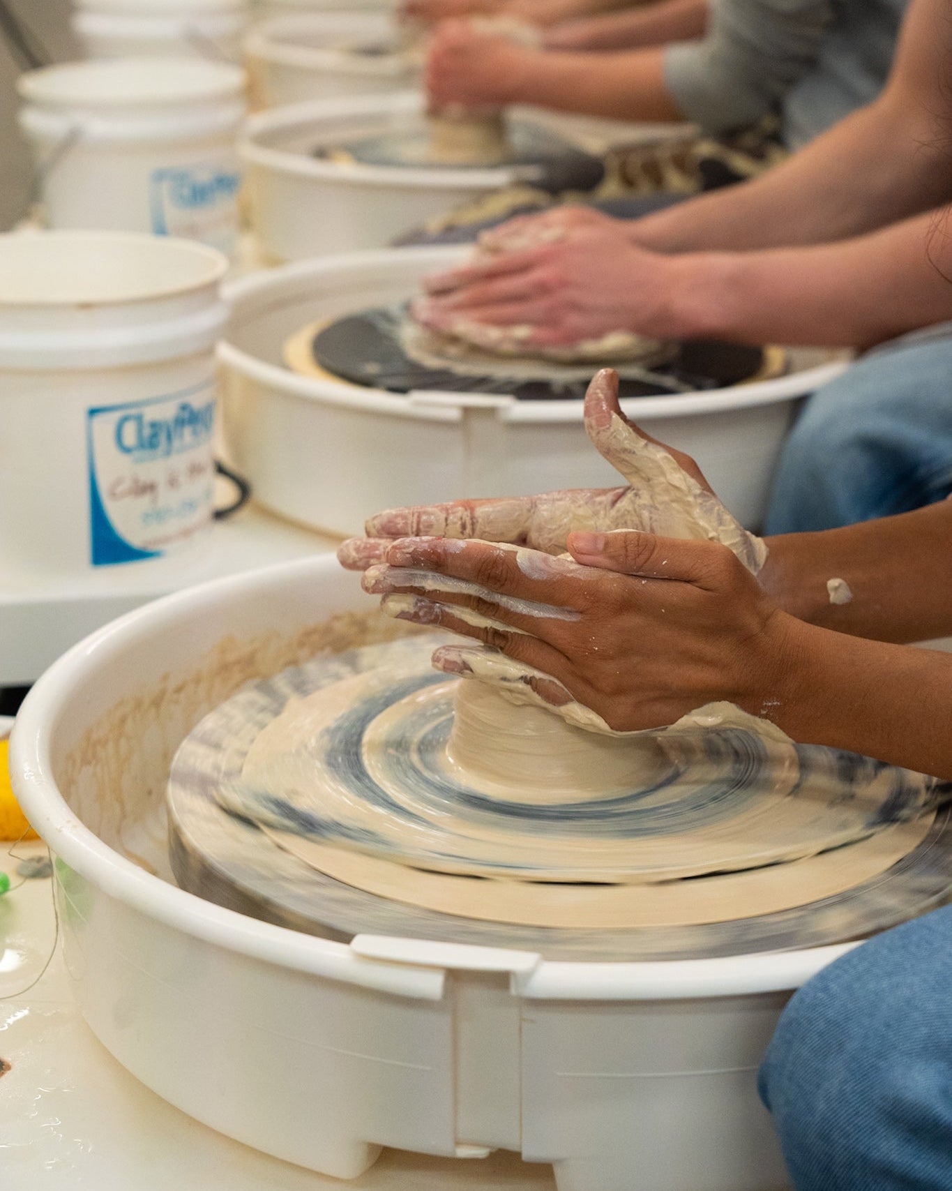 Intro to Wheel Throwing - Saturdays July 25 - August 22