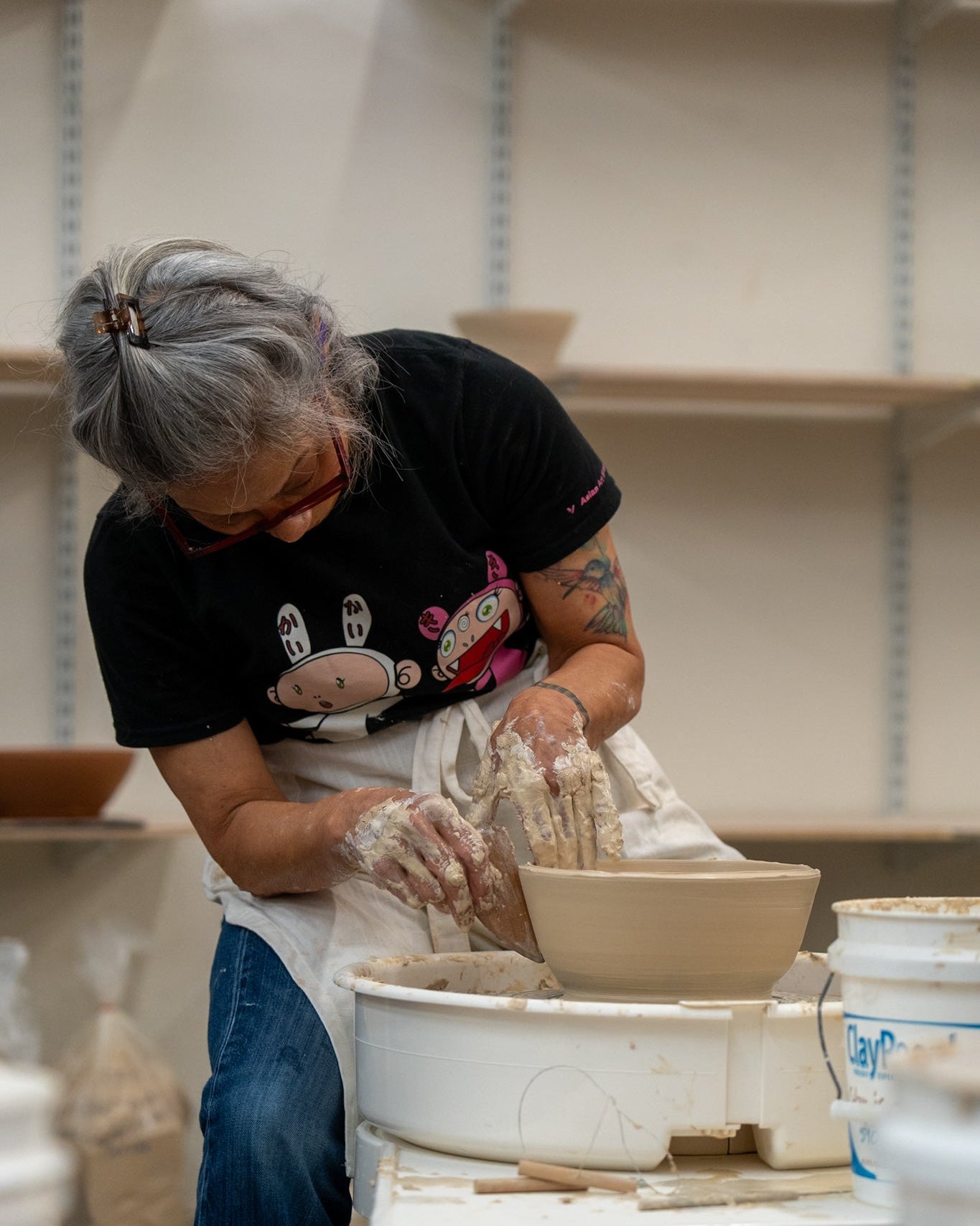 Intro to Wheel Throwing - Saturdays July 25 - August 22